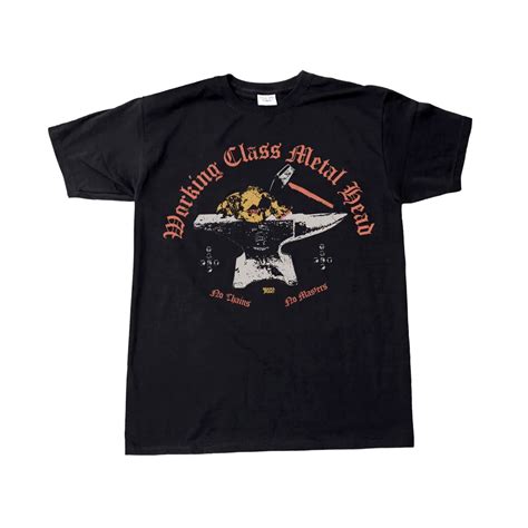 metal fabrication durable shirt|Working Class Metalhead .